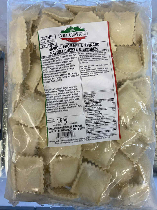 Raviolli Fromage Épinards