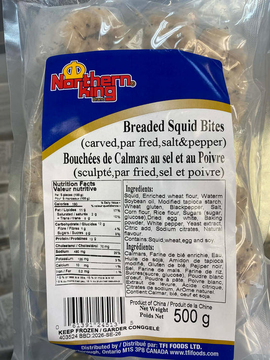 Bouchées de Calmars sel et poivre