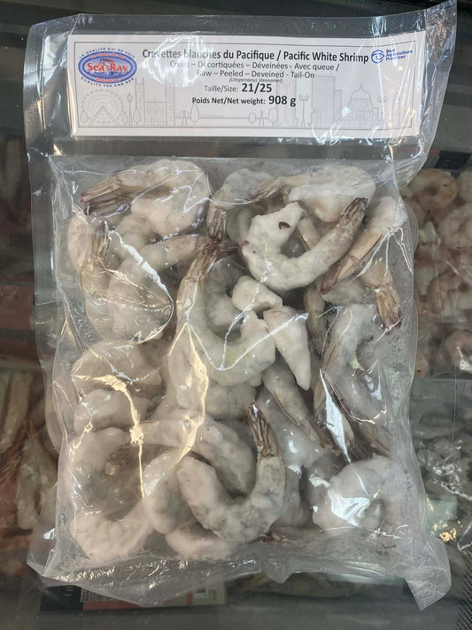 Crevettes Blanches Du Pacifique