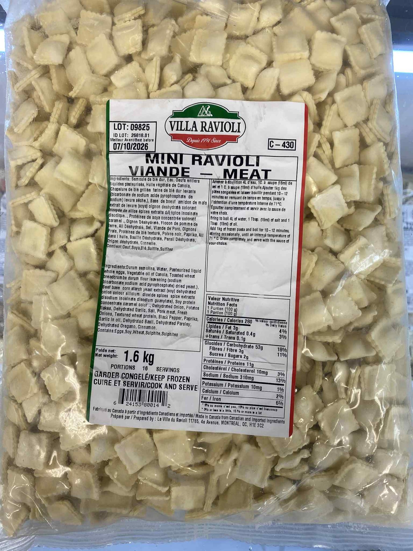 Mini-Raviolli à la Viande